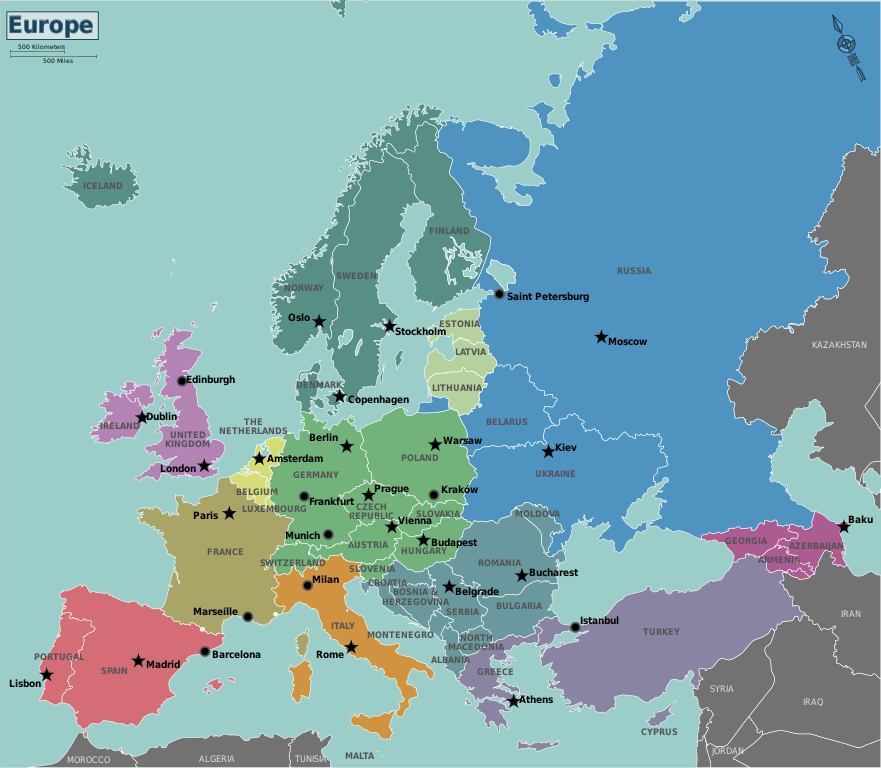 Linguistic Coexistence in Europe: Countries with More than One Official Language